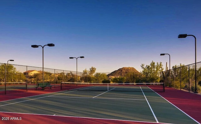 9017 E June Cir, Mesa, AZ 85207 - view of tennis court featuring community basketball court