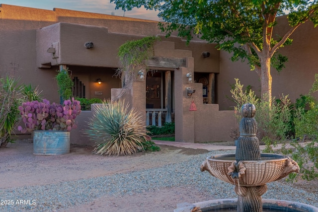 21909 W Beacon Ln, Wittmann, AZ 85361 - property entrance featuring stucco siding