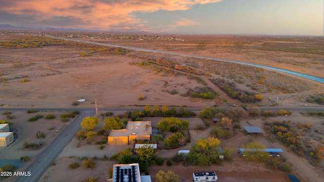 21909 W Beacon Ln, Wittmann, AZ 85361 - birds eye view of property featuring a desert view and a rural view