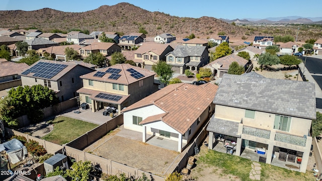 aerial view featuring a mountain view