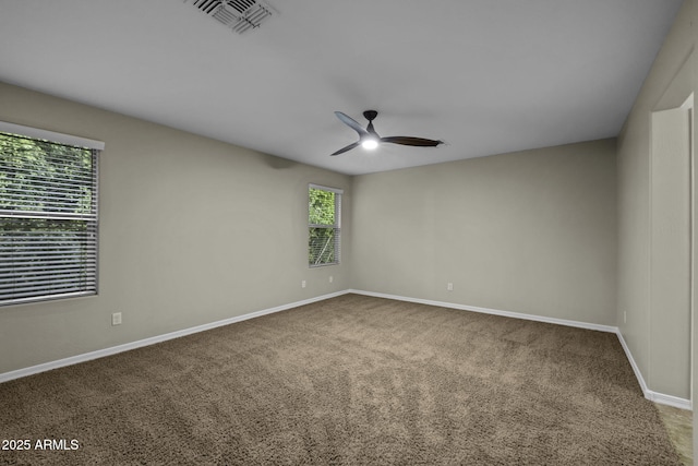 1953 E Lafayette Ave, Gilbert, AZ 85298 - empty room with a ceiling fan and carpet floors