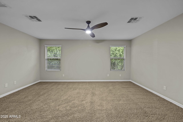 1953 E Lafayette Ave, Gilbert, AZ 85298 - spare room with healthy amount of natural light, carpet floors, and ceiling fan