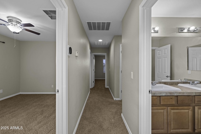 1953 E Lafayette Ave, Gilbert, AZ 85298 - hall featuring carpet floors