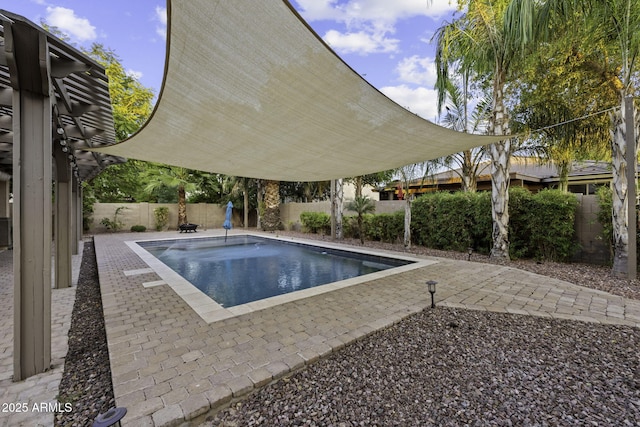 1953 E Lafayette Ave, Gilbert, AZ 85298 - view of swimming pool with a fenced backyard and a patio