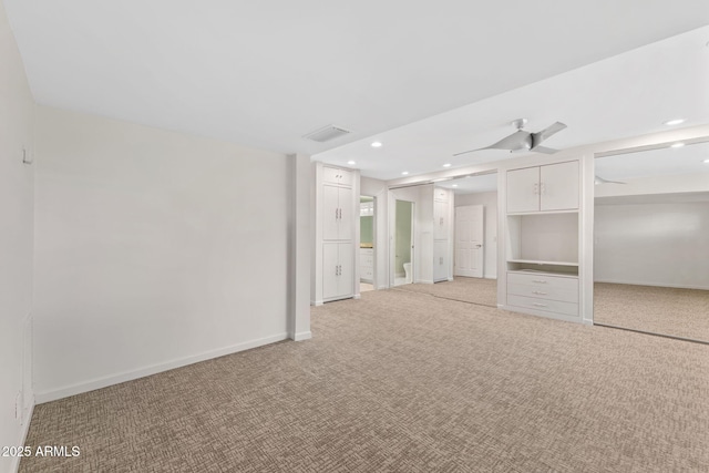 143 E Winter Dr, Phoenix, AZ 85020 - unfurnished bedroom featuring light colored carpet, recessed lighting, baseboards, and connected bathroom