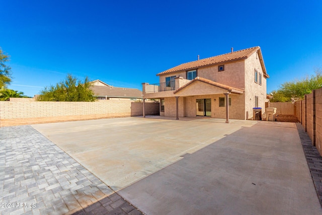 view of rear view of property