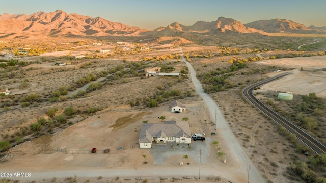 8017 S 143rd Ave, Goodyear, AZ 85338 - view of property location with a mountainous background and rural landscape