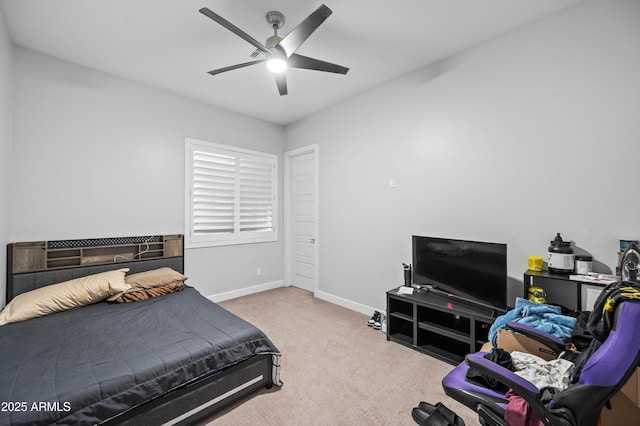 8017 S 143rd Ave, Goodyear, AZ 85338 - bedroom featuring carpet floors and a ceiling fan