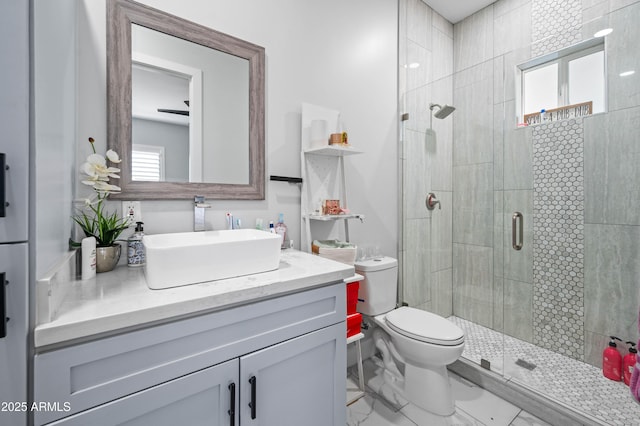 8017 S 143rd Ave, Goodyear, AZ 85338 - bathroom featuring vanity and a shower stall