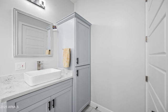 8017 S 143rd Ave, Goodyear, AZ 85338 - bathroom with vanity and baseboards