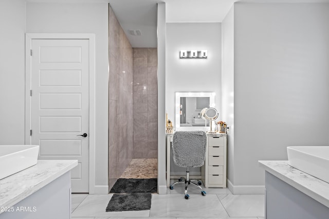 8017 S 143rd Ave, Goodyear, AZ 85338 - bathroom featuring vanity and walk in shower