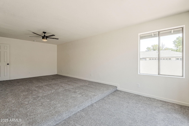 2307 W Nido Ave, Mesa, AZ 85202 - unfurnished room with carpet, a ceiling fan, and baseboards