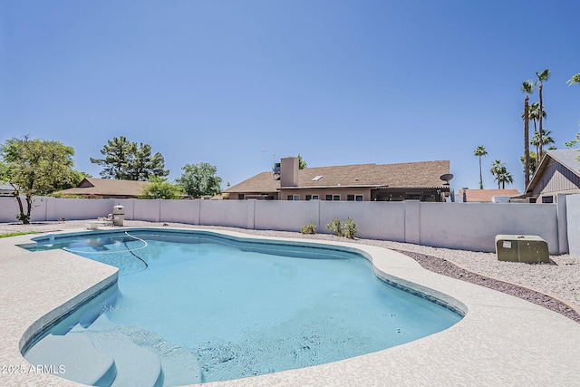2307 W Nido Ave, Mesa, AZ 85202 - view of swimming pool featuring a fenced backyard