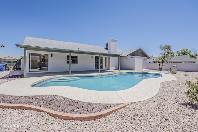 2307 W Nido Ave, Mesa, AZ 85202 - view of pool featuring a patio area and a fenced backyard