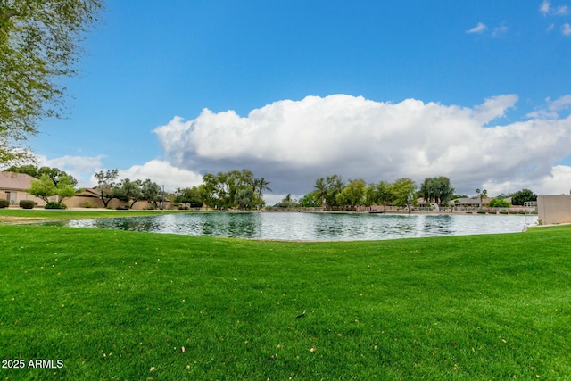 view of water feature