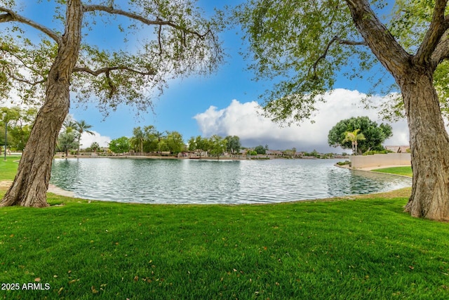 property view of water