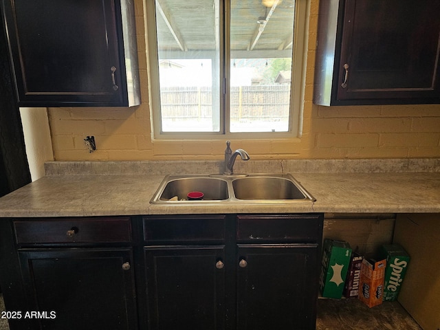 kitchen featuring sink