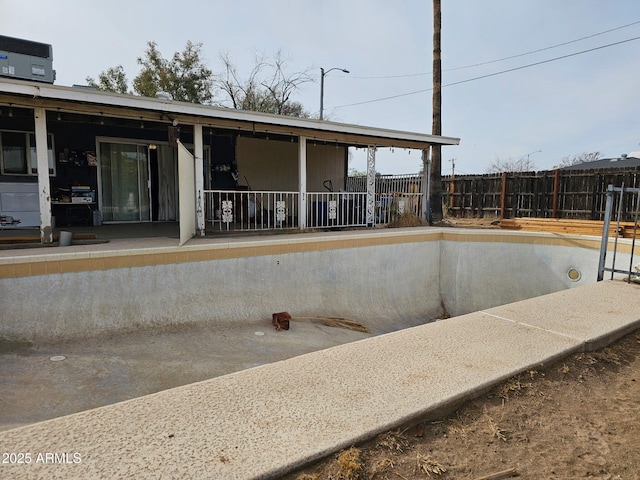 view of pool