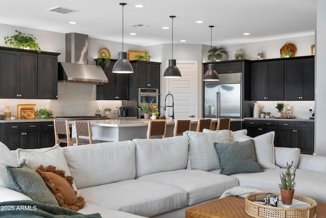 2037 E Fallen Leaf Ln, Phoenix, AZ 85024 - living area with recessed lighting