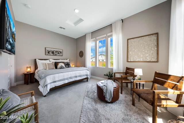 2037 E Fallen Leaf Ln, Phoenix, AZ 85024 - carpeted bedroom featuring baseboards and lofted ceiling