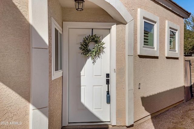 view of entrance to property