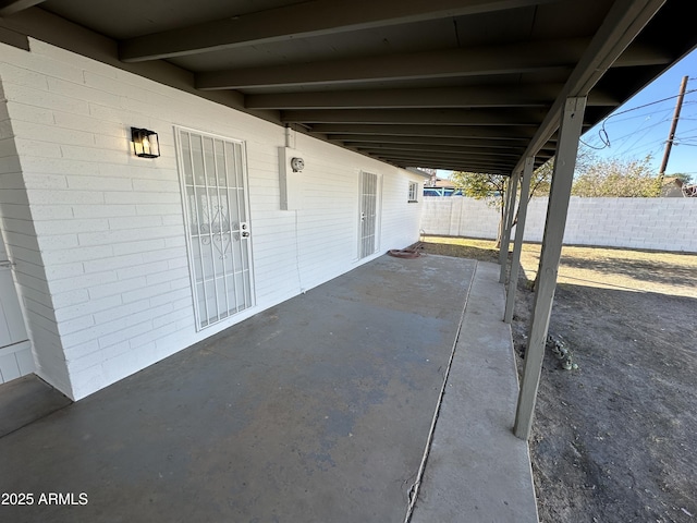 view of patio