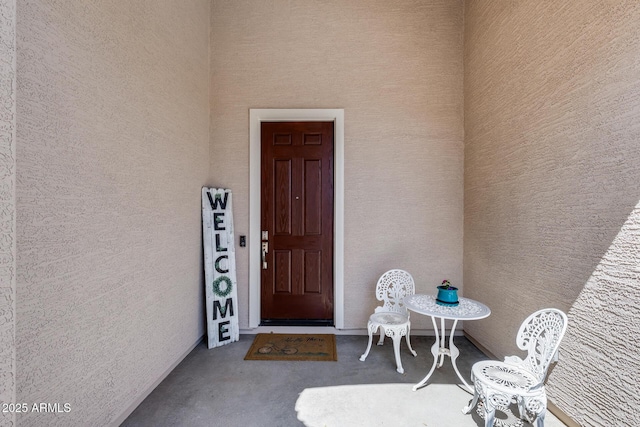 31332 N 137th Ln, Peoria, AZ 85383 - property entrance featuring stucco siding