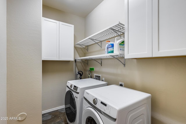 31332 N 137th Ln, Peoria, AZ 85383 - washroom with cabinet space and washer and clothes dryer