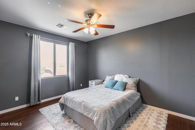 31332 N 137th Ln, Peoria, AZ 85383 - bedroom with wood finished floors and ceiling fan