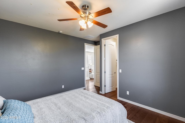31332 N 137th Ln, Peoria, AZ 85383 - bedroom featuring wood finished floors and a ceiling fan