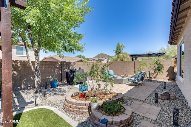 31332 N 137th Ln, Peoria, AZ 85383 - fenced backyard featuring a patio area