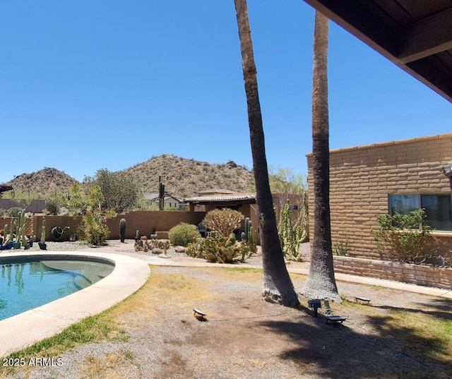 9607 E Mckellips Rd, Mesa, AZ 85207 - outdoor pool with a mountain view