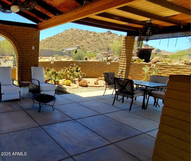 9607 E Mckellips Rd, Mesa, AZ 85207 - view of patio with outdoor dining space