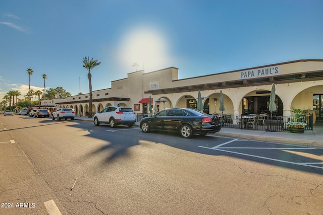 view of vehicle parking