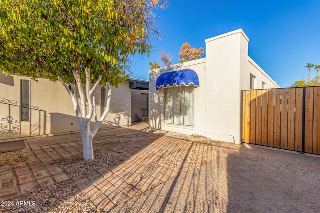 exterior space with a patio area