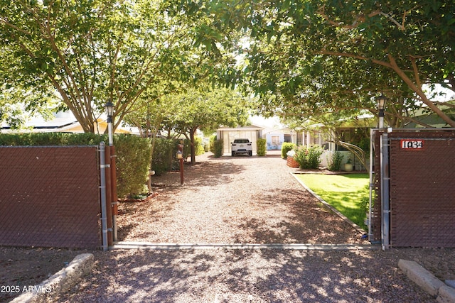 1034 S 3rd St, Coolidge, AZ 85128 - obstructed view of property featuring a gate