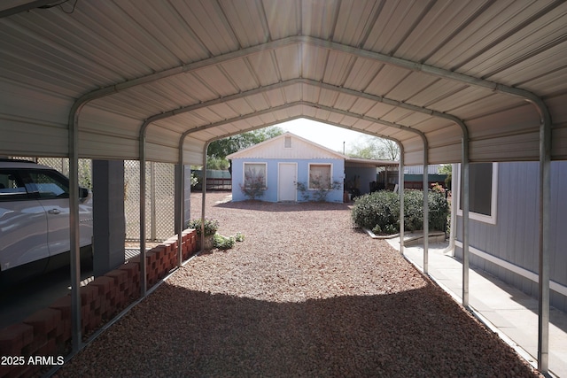 1034 S 3rd St, Coolidge, AZ 85128 - view of parking with a detached carport