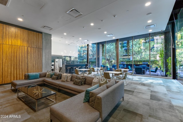 7120 E Kierland Blvd Unit 416, Scottsdale, AZ 85254 - lobby featuring floor to ceiling windows and recessed lighting