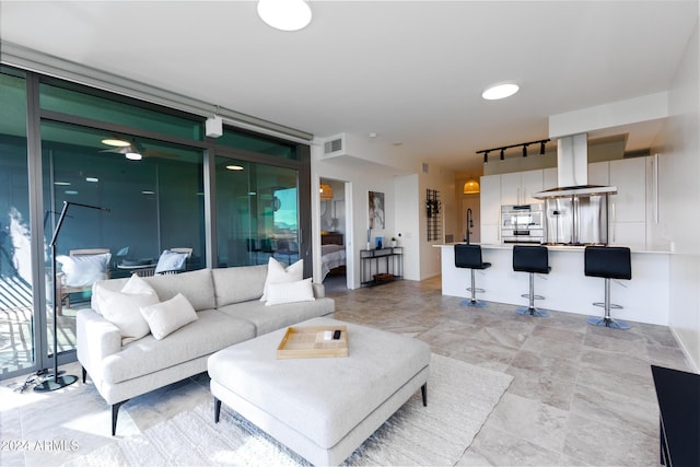 7120 E Kierland Blvd Unit 416, Scottsdale, AZ 85254 - living room with track lighting