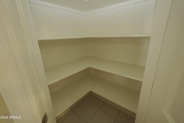 view of pantry