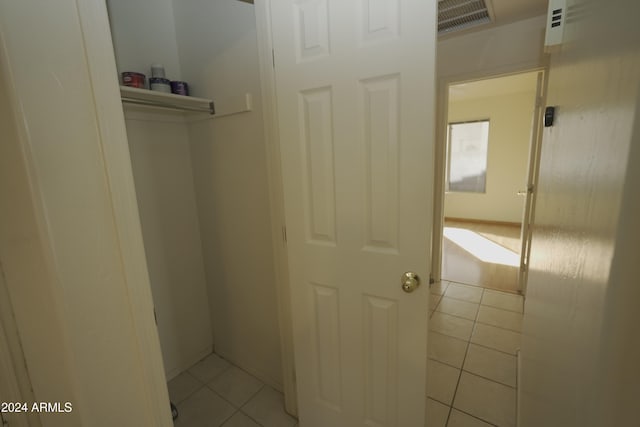 view of closet