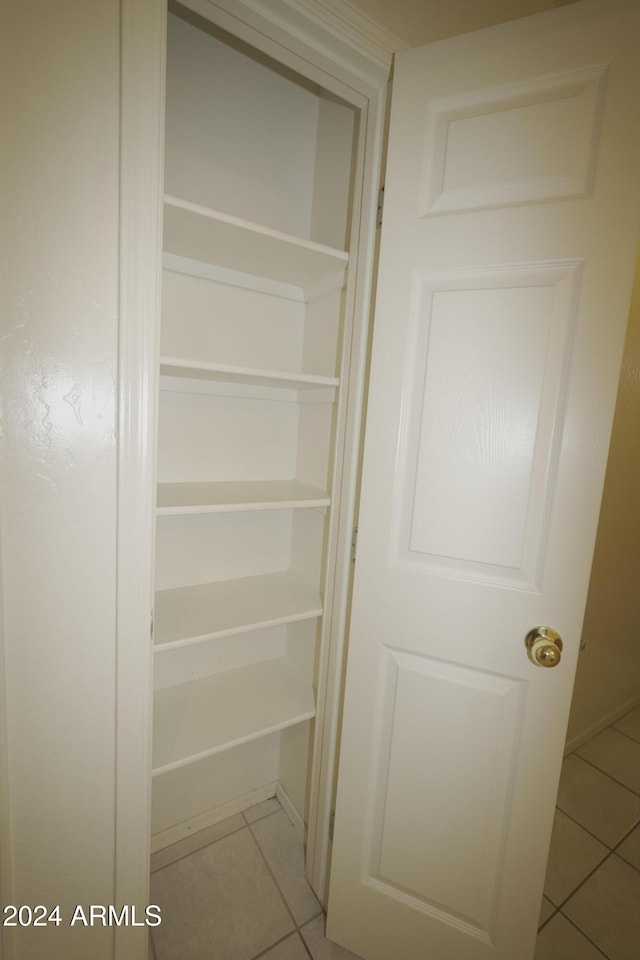 view of closet