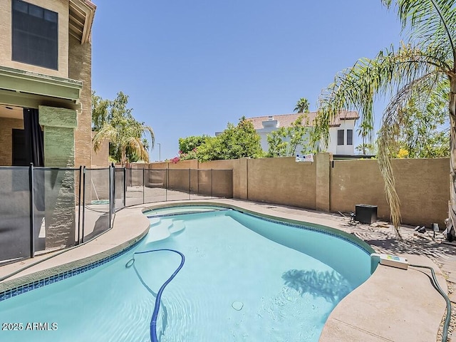 13064 N 100th Pl, Scottsdale, AZ 85260 - view of pool with a fenced backyard and a patio area