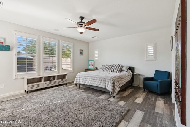 20518 W White Rock Rd, Buckeye, AZ 85396 - bedroom featuring wood finished floors and ceiling fan