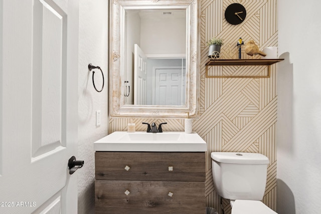 20518 W White Rock Rd, Buckeye, AZ 85396 - bathroom with toilet and vanity
