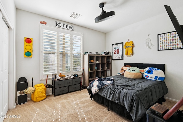 20518 W White Rock Rd, Buckeye, AZ 85396 - bedroom with multiple windows, carpet floors, and a closet