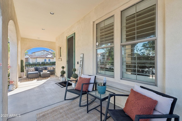 20518 W White Rock Rd, Buckeye, AZ 85396 - view of patio with an outdoor living space