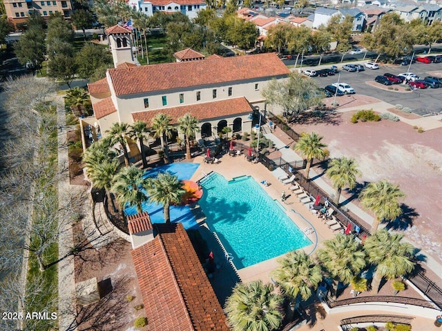 20518 W White Rock Rd, Buckeye, AZ 85396 - aerial view of a pool
