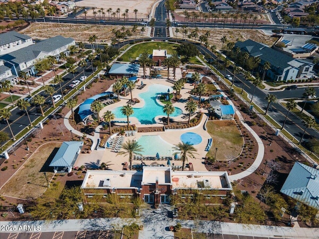 20518 W White Rock Rd, Buckeye, AZ 85396 - aerial view of property's location with a pool