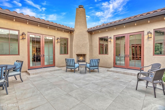 view of patio / terrace with french doors